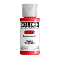 GOLDEN Fluid Acrylic Paint 118 ml – 2310 quinacridone red