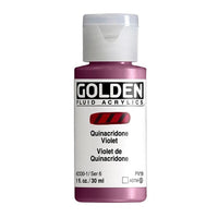 GOLDEN Fluid Acrylic Paint 118 ml – 2330 quinacridone violet