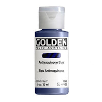 GOLDEN Fluid Acrylic Paint 118 ml – 2005 anthraquinone blue