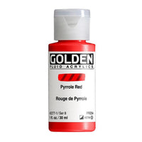 GOLDEN Fluid Acrylic Paint 118 ml – 2277 pyrrole red