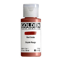 GOLDEN Fluid Acrylic Paint 30 ml – 2360 oxide red