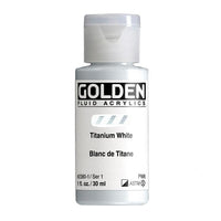 GOLDEN Fluid Acrylic Paint 30 ml – 2380 titanium white