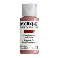 GOLDEN Fluid Acrylic Paint 30 ml – 2385 transparent iron oxide red