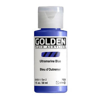 GOLDEN Fluid Acrylic Paint 30 ml – 2400 ultramarine blue