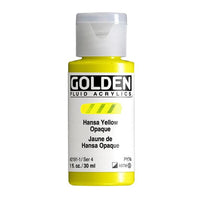 GOLDEN Fluid Acrylic Paint 30 ml – 2191 Hansa yellow opaque