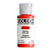 GOLDEN Fluid Acrylic Paint 30 ml – 2210 naphthol light red