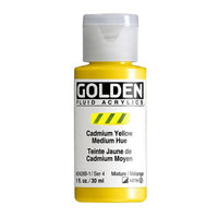GOLDEN Fluid Acrylic Paint 30 ml – 2428 cadmium medium yellow hue