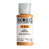 GOLDEN Fluid Acrylic Paint 30 ml – 2436 Indian yellow hue