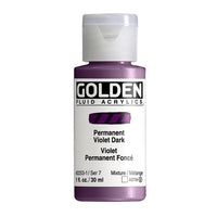 GOLDEN Fluid Acrylic Paint 30 ml – 2253 permanent dark violet