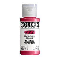 GOLDEN Fluid Acrylic Paint 30 ml – 2305 quinacridone magenta