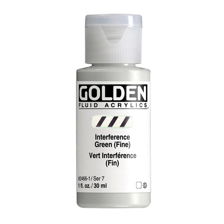 GOLDEN Fluid Interference Acrylic Paint, 30 ml | various colors, image 2