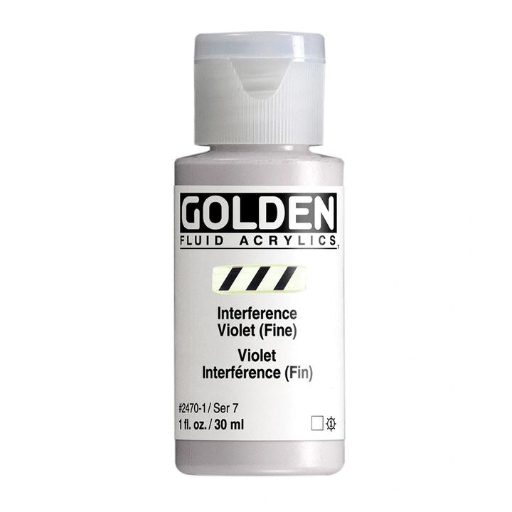 GOLDEN Fluid Interference Acrylic Paint, 30 ml | various colors, image 5