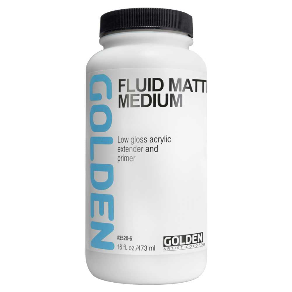 GOLDEN Fluid Matte Medium liquid acrylic medium