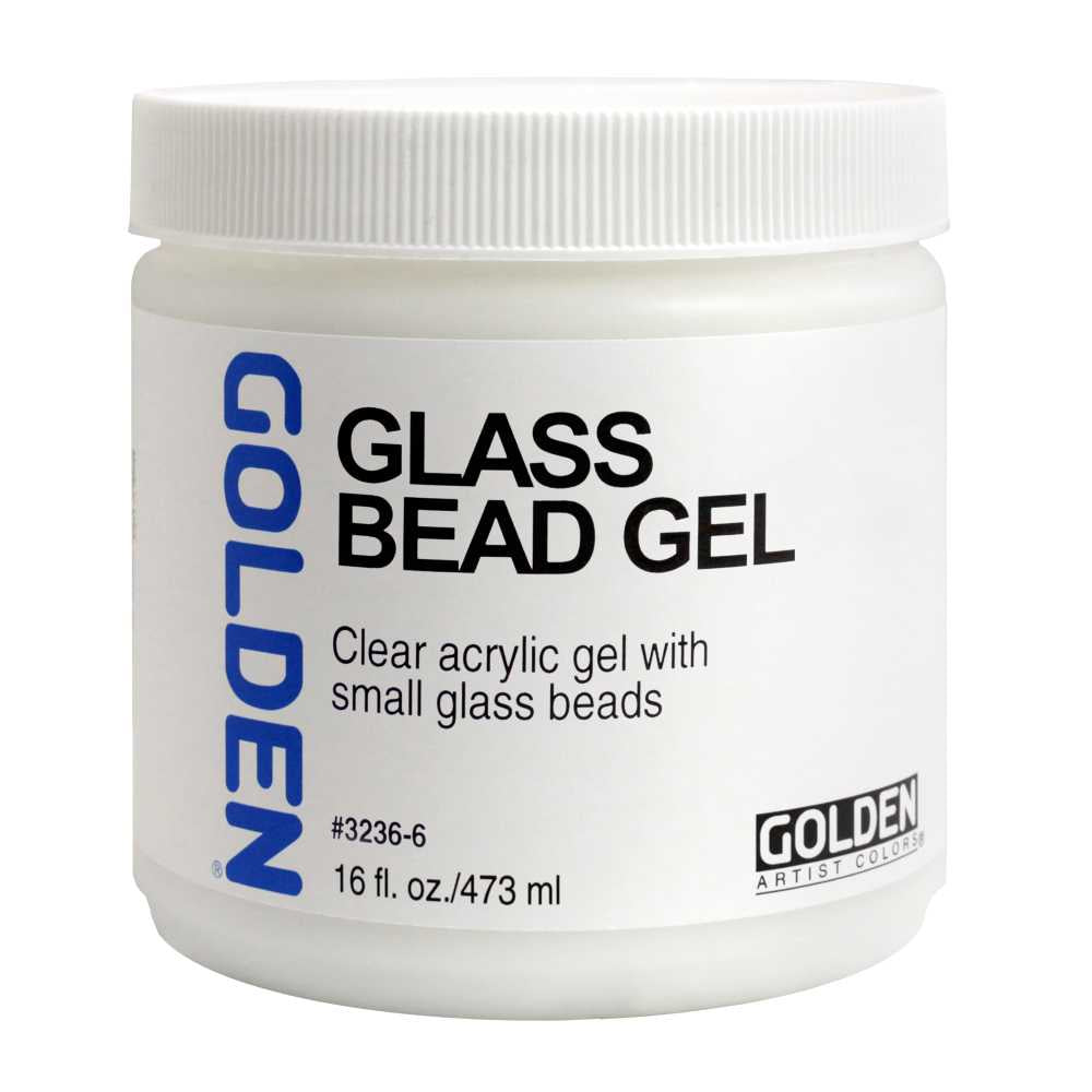 GOLDEN Glass Bead Gel Acrylic Medium 237 ml