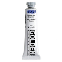 GOLDEN Heavy Body Acrylic Paint 148 ml – 1050 Cerulean Chromium Blue