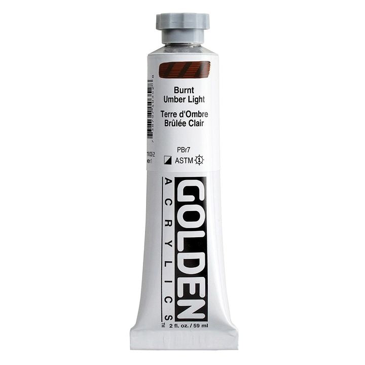 GOLDEN Heavy Body Acrylic Paint 148 ml – 1035 Light Burnt Umber