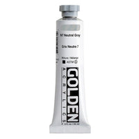 GOLDEN Heavy Body Acrylic Paint 148 ml – 1447 Neutral Gray N7