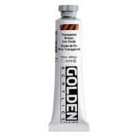 GOLDEN Heavy Body Acrylic Paint 148 ml – 1383 Transparent Iron Oxide Brown