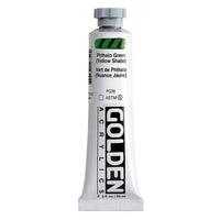 GOLDEN Heavy Body Acrylic Paint 148 ml – 1275 Phthalo Green (Yellow Shade)