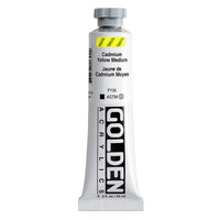 GOLDEN Heavy Body Acrylic Paint, 59 ml – 1130 Cadmium Medium Yellow