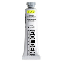 GOLDEN Heavy Body Acrylic Paint, 59 ml – 1007 Bismuth Vanadate Yellow