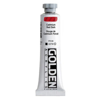 GOLDEN Heavy Body Acrylic Paint, 59 ml – 1080 Cadmium Dark Red