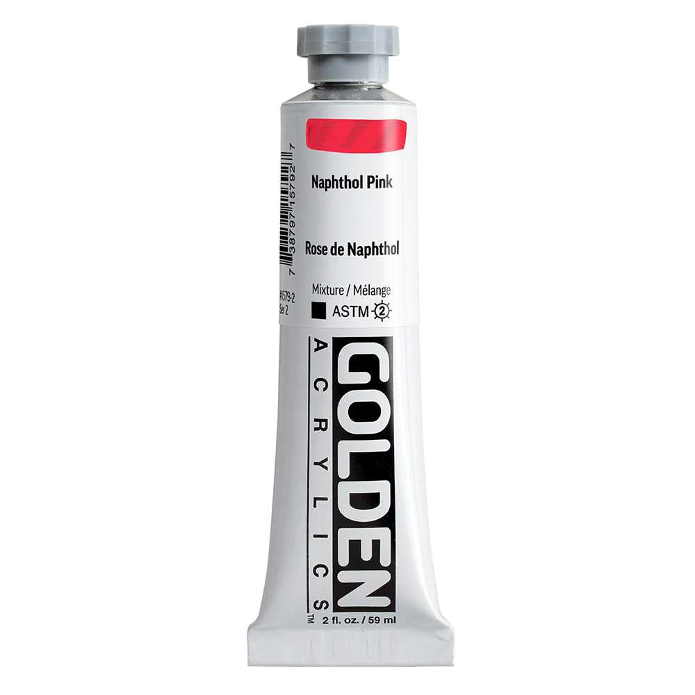 GOLDEN Heavy Body Acrylic Paint, 59 ml – Naphthol Pink