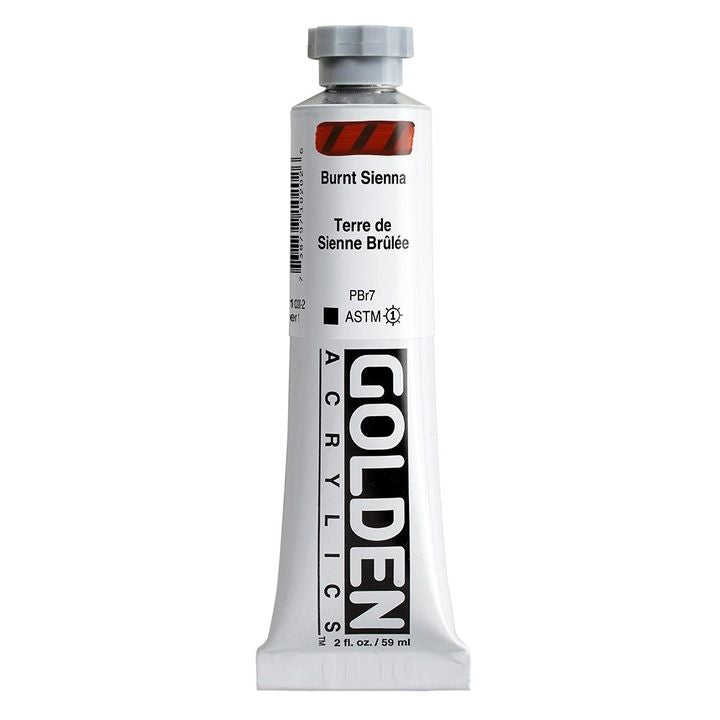 GOLDEN Heavy Body Acrylic Paint, 59 ml – 1020 Burnt Sienna