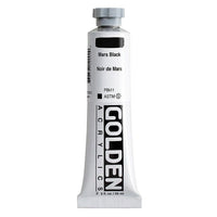 GOLDEN Heavy Body Acrylic Paint, 59 ml – 1200 Mars Black