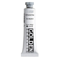 GOLDEN Heavy Body Acrylic Paint, 59 ml – 1448 Neutral Gray N8