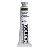 GOLDEN Heavy Body Acrylic Paint, 59 ml – 1061 Chromium Oxide Dark Green