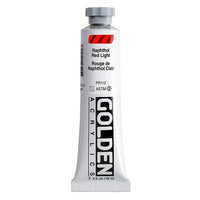 GOLDEN Heavy Body Acrylic Paint, 59 ml – 1210 Naphthol Light Red