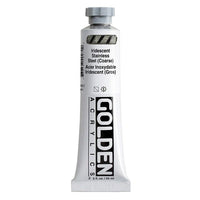 GOLDEN Heavy Body Acrylic Paint 59 ml – 4027 steel (coarse)