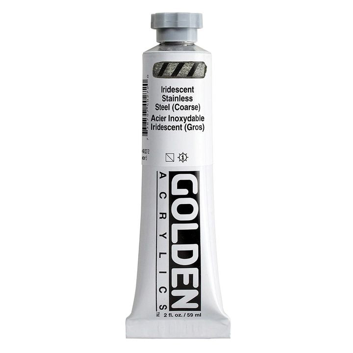 GOLDEN Heavy Body Acrylic Paint 59 ml – 4027 steel (coarse)