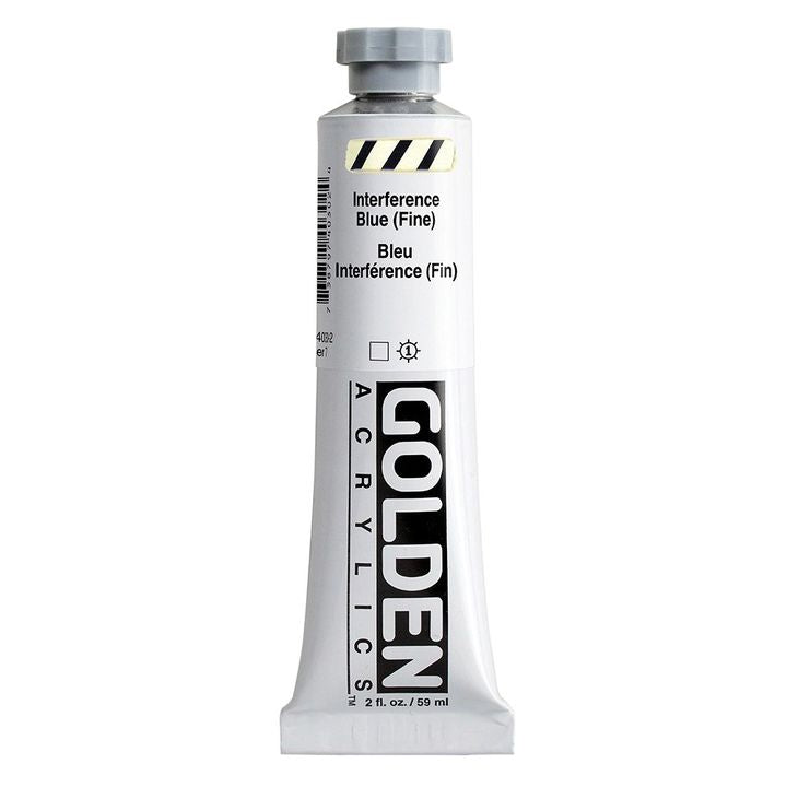 GOLDEN Heavy Body Interference Acrylic Paint, 148 ml – 4030 blue