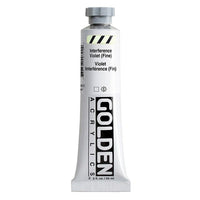 GOLDEN Heavy Body Interference Acrylic Paint, 148 ml – 4070 purple