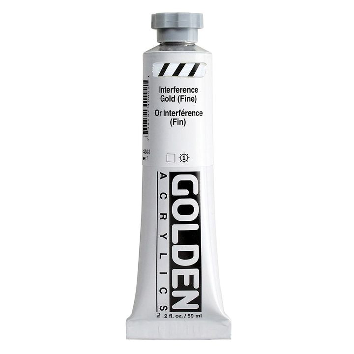 GOLDEN Heavy Body Interference Acrylic Paint 59 ml – 4040 gold