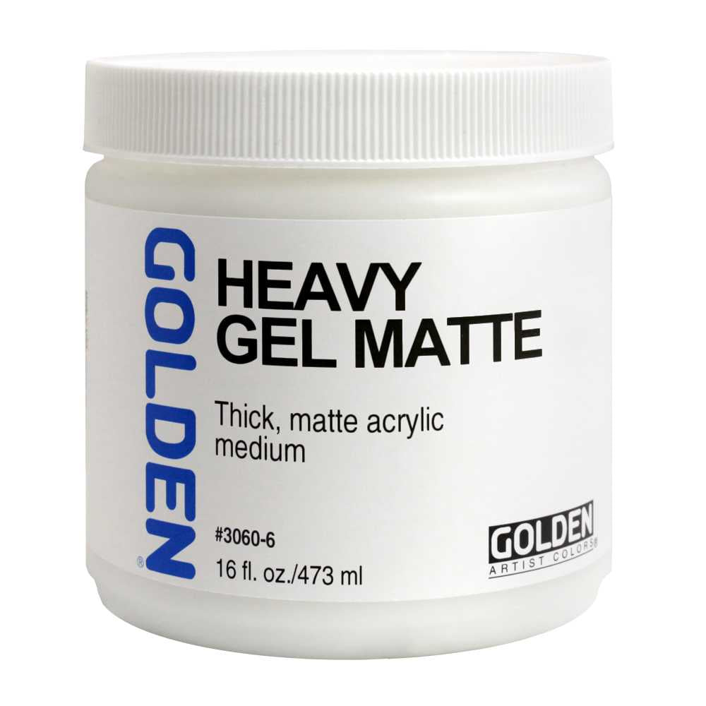 GOLDEN Heavy Gel Matte acrylic medium 237 ml