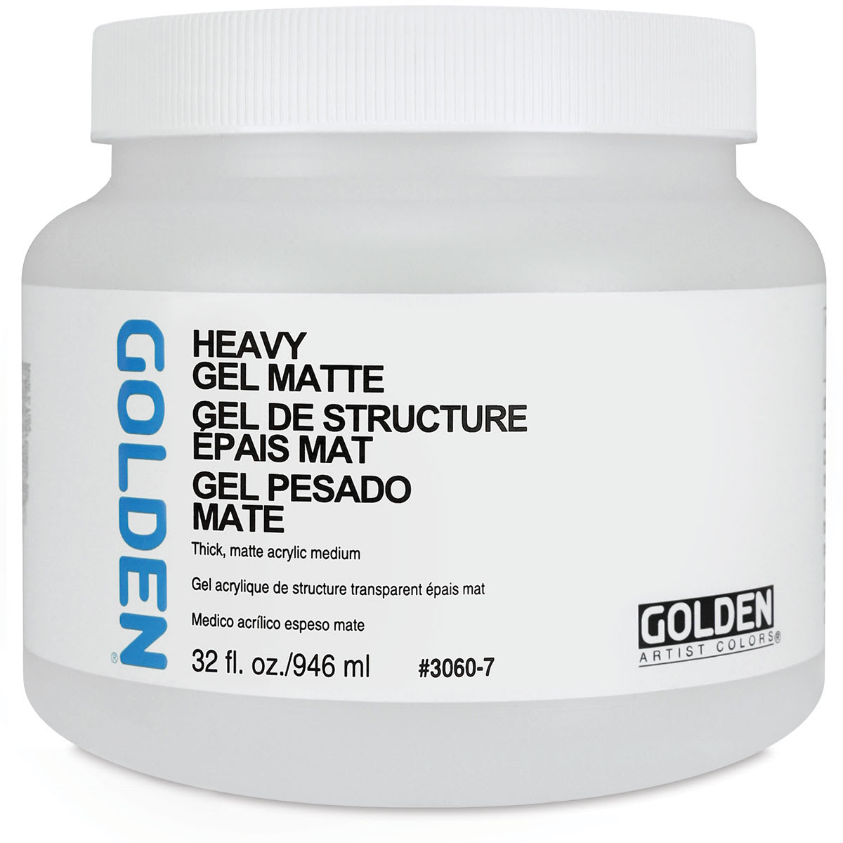 GOLDEN Heavy Gel Matte acrylic medium 237 ml