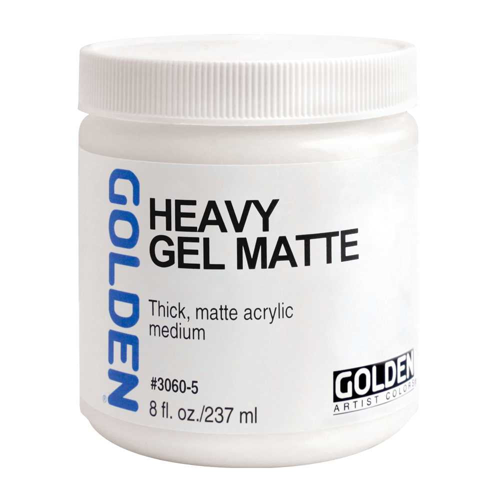 GOLDEN Heavy Gel Matte acrylic medium 237 ml