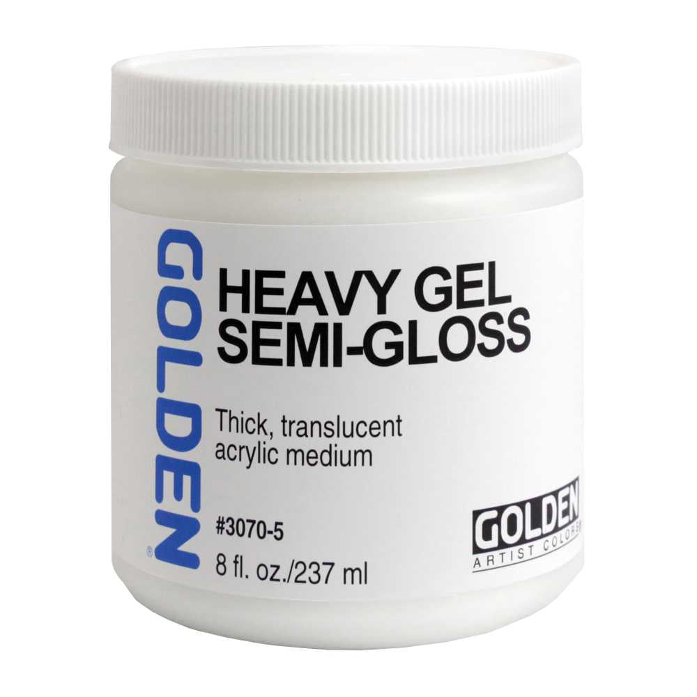 GOLDEN Heavy Gel Semi-Gloss acrylic gel medium