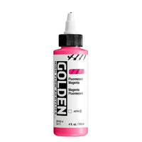 GOLDEN High Flow Fluorescent Acrylic Paint, 118 ml – 8505 Magenta