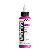 GOLDEN High Flow Fluorescent Acrylic Paint, 118 ml – 8507 Purple