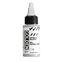 GOLDEN High Flow Interference Acrylic Paint, 30 ml – 8510 Fine Blue