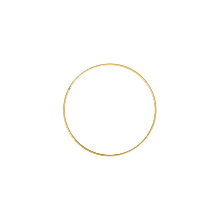 Golden Metal Ring for Crafting, 1 pc | various sizes — image 1