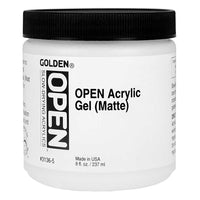 GOLDEN Open Acrylic Gel Matte slow-drying acrylic medium 237 ml