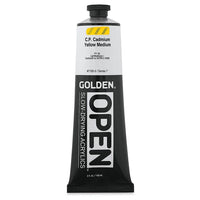 GOLDEN OPEN Slow-Drying Acrylic Paint 148 ml – 7130 Cadmium Yellow Medium