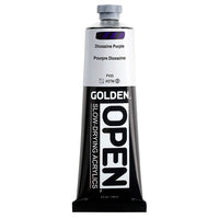 GOLDEN OPEN Slow-Drying Acrylic Paint 148 ml – 7150 Dioxazine Purple