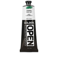 GOLDEN OPEN Slow-Drying Acrylic Paint 148 ml – 7250 Permanent Green Light