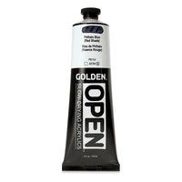 GOLDEN OPEN Slow-Drying Acrylic Paint 148 ml – 7260 Phthalo Blue (Red Shade)